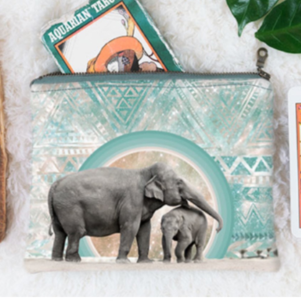 Clutch: Elephant and Calf Universal Love